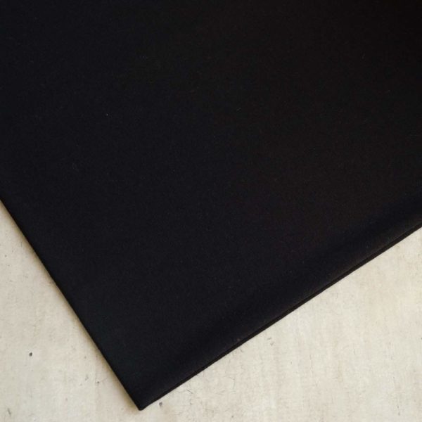 Dresówka pętelka - czarna gładka