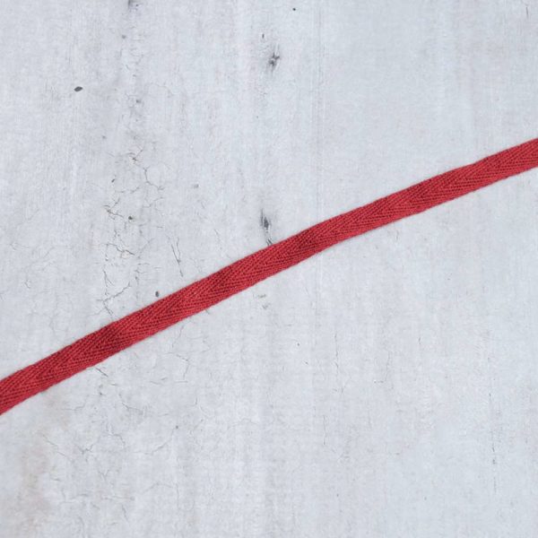 Taśma bawełniana 10mm - bordo