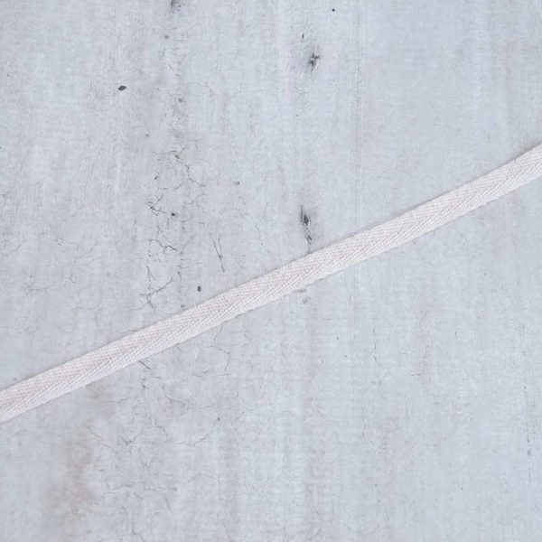 Taśma bawełniana 10mm - jasny beż