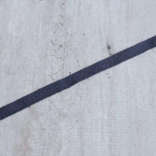 Taśma bawełniana 10mm - zimny fiolet