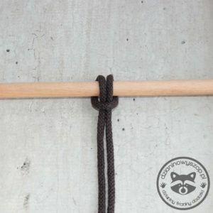 Sznurek bawełniany 5mm - średni brąz