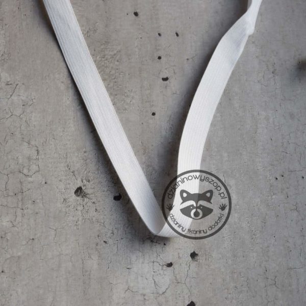 Dziana guma do wszywania o szerokości 15mm - biała