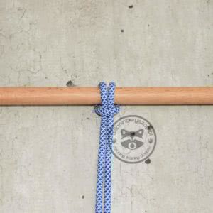 Sznurek poliestrowy 4mm - dwukolorowy wzór siatka