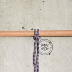 Sznurek poliestrowy 4mm - dwukolorowy melanż