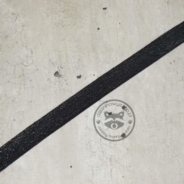 Taśma metalizowana czarno srebrna 22mm