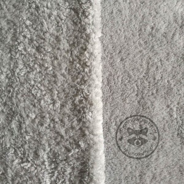 Luna dzianina futerkowa - szary