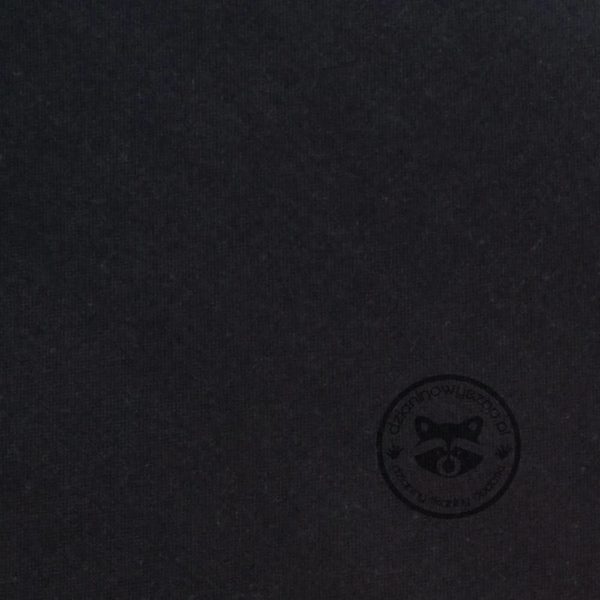 Tkanina bawełniana - Czarna gładka