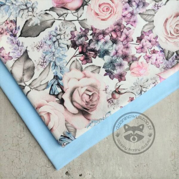 Single jersey - Zimny Błękit-2